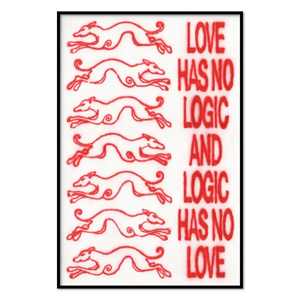 Love and Logic Poster Paper Print Home Living Room Bedroom Entrance Bar Cafe Art Painting Decoration