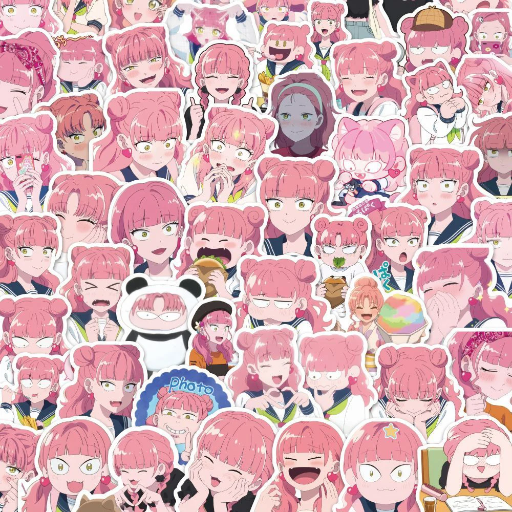 

10/30/60pcs Kawaii Miyu Suzuki Stickers You And I Are Polar Opposites Anime Sticker Laptop Luggage Phone Girls Cartoon Decals