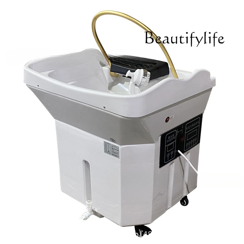 

movable hair treatment shampoo basin with water circulation fumigation ear care hair treatment hall head treatment instrument