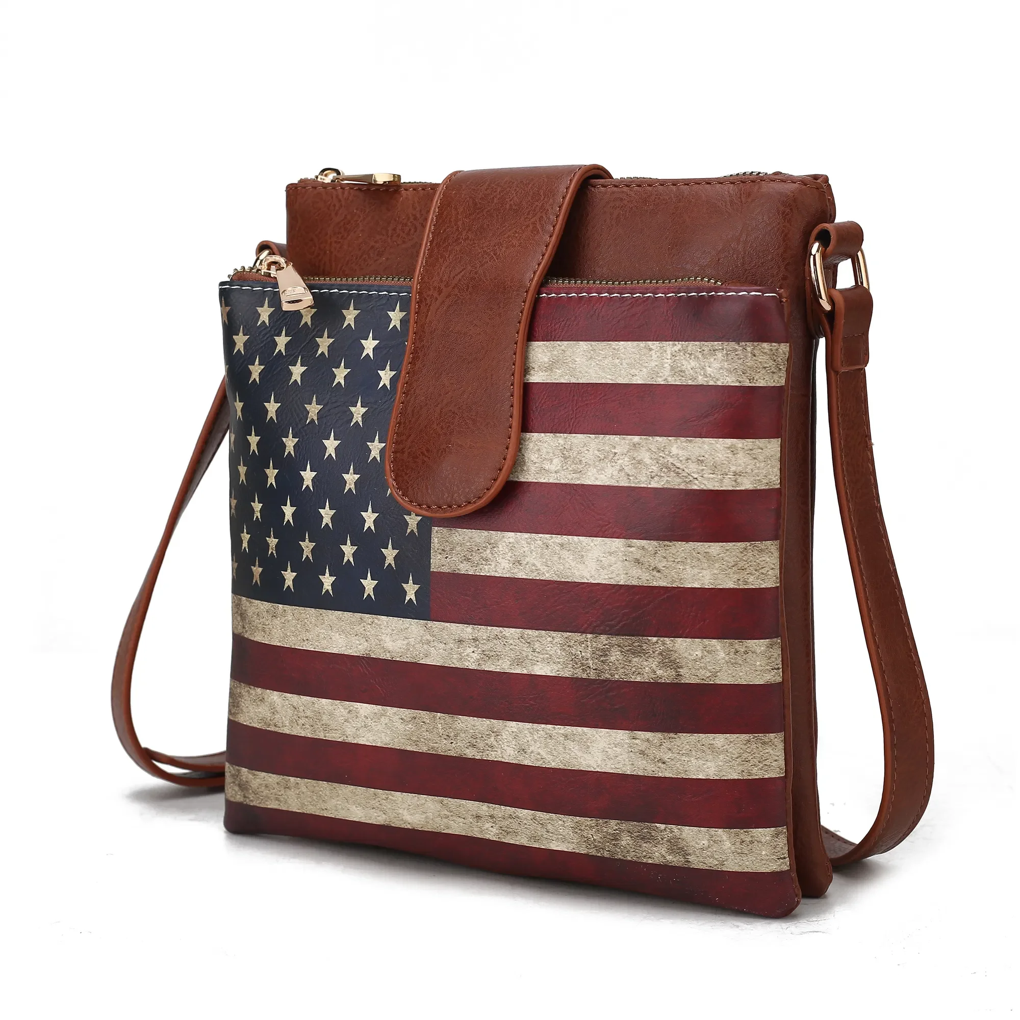 

Josephine Vegan Leather Women FLAG Crossbody Bag for Women Brand Tote Bag