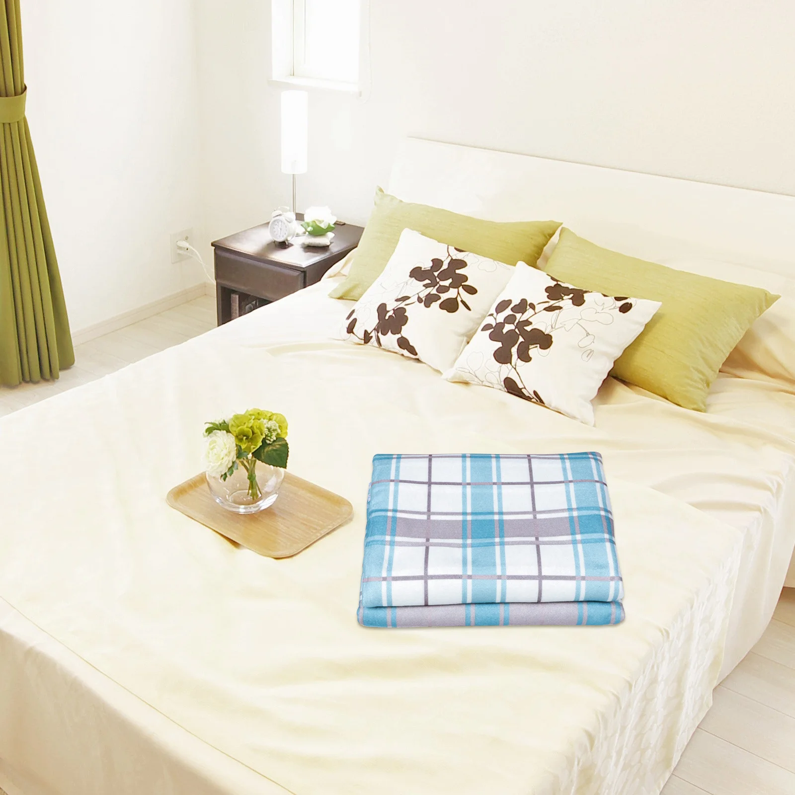 

Electric Heated Blanket Twin Person Large Heating Blanket Quick Heat Safe Suitable for Bedroom Camping Sofa Household