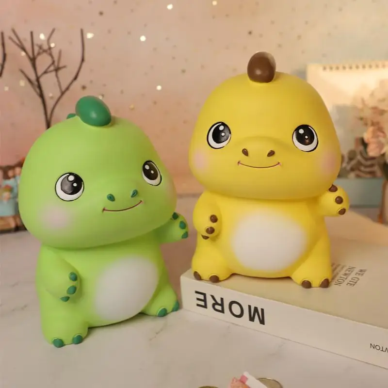 vinyl Anti-drop and Smash-resistant, Can Be Stored and Taken Away, Cartoon Piggy Bank, Tabletop Ornament, Doll Gift Gift.