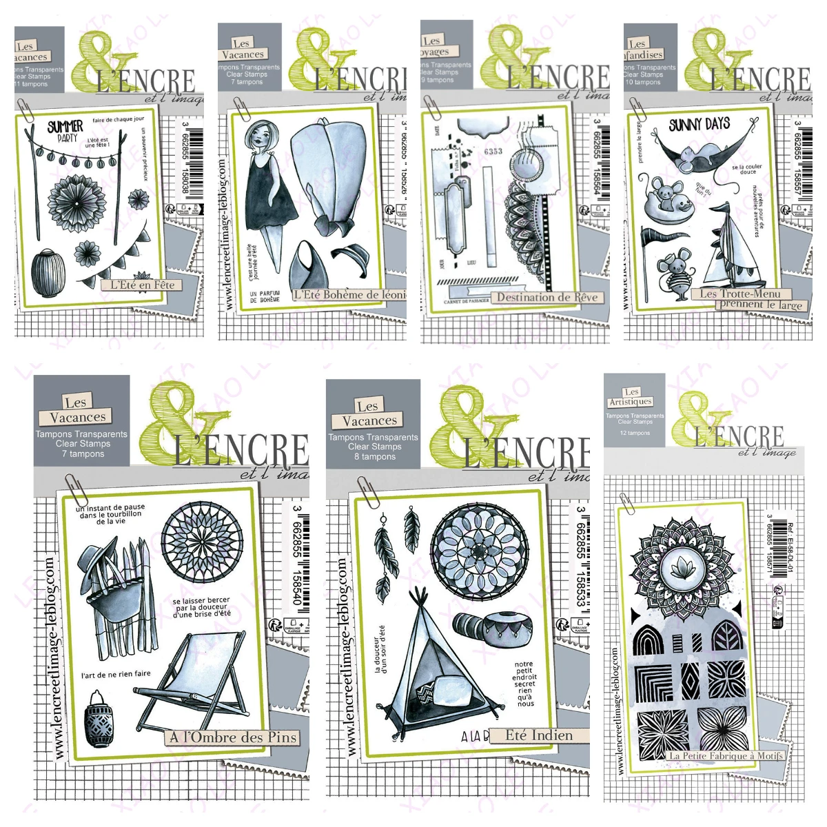 

L 'ete En Fete Summer Celebration Silicone Stamps Diy Scrapbook Diary Decoration Embossed Paper Card Album Craft Template New