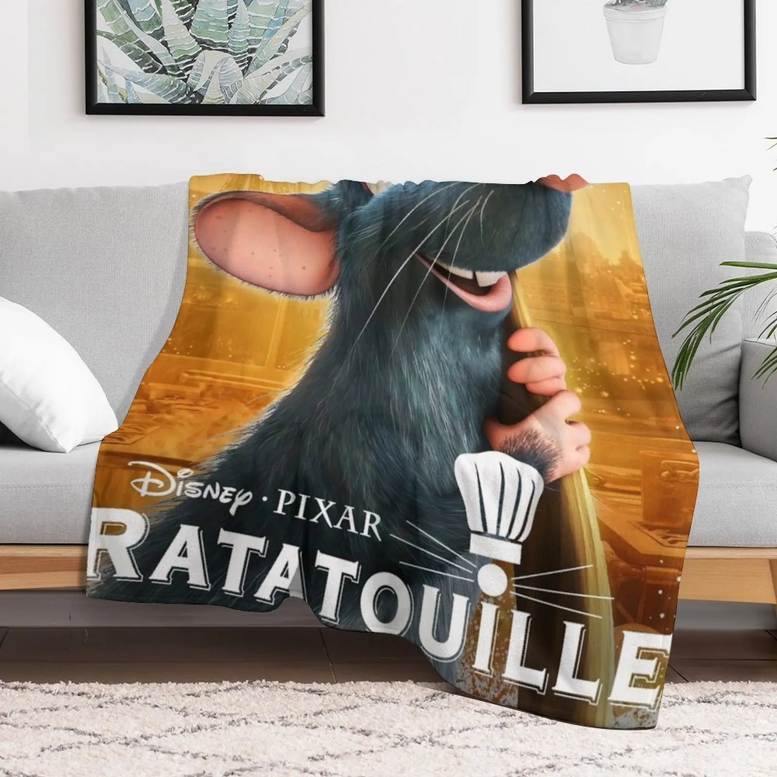 Twotik 2007 American Comedy Movie rat a too ee Throw Blanket Decorative Throw Sofa Quilt blankets ands Blankets For Bed Blankets