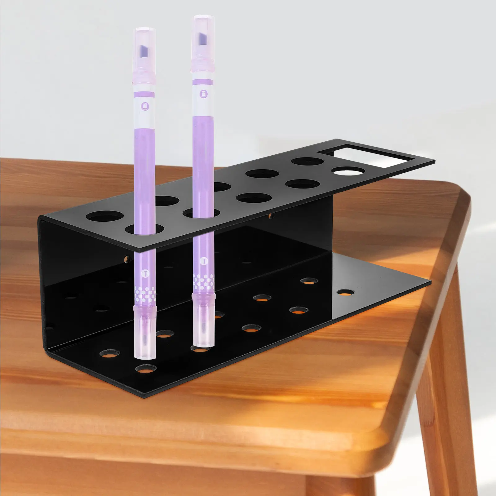 

1Set Acrylic Marker Pen Holder Creative Multifunctional Clear Desk Organizer for Office School Home Study Accessories