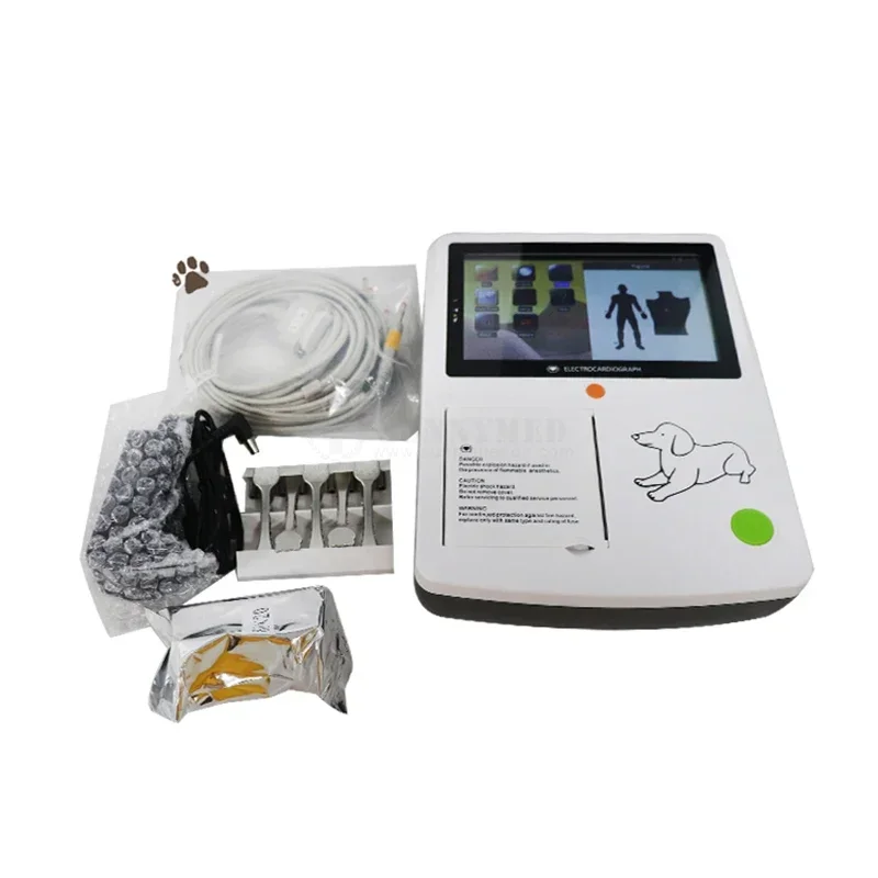 New Pet Electrocardiograph Animals Medical Equipment 3/7/12 Channel Ecg Machine Price