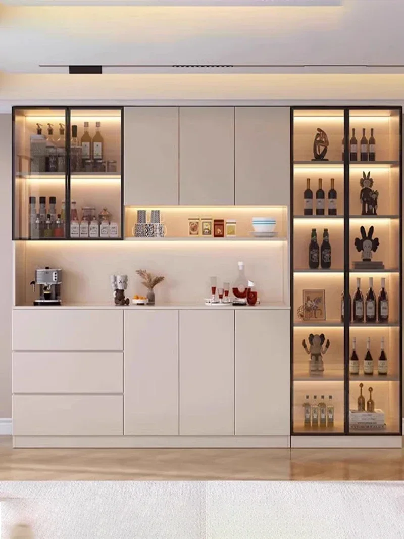 Advanced Display Wine Cabinet Wooden Bar Shelf Storage Wine Cabinet Collect Bar Armarios Para Sala De Estar Hotel Furniture