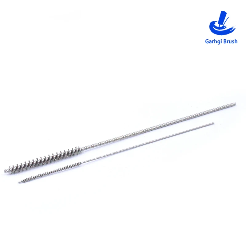 DIY فرش الحفر φ1.5-6mm الفولاذ المقاوم للصدأ سلك أنبوب فرشاة ل ID إزالة الأزيز تلميع تنظيف إزالة الأوساخ #5