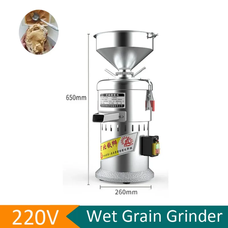 Máquina Popular de Alta Calidad para Hacer Crema/Pasta/Salsa de Cacahuete, Almendra, Nuez y Otros Frutos Secos, Molino de Semillas de Sésamo y Cacahuete