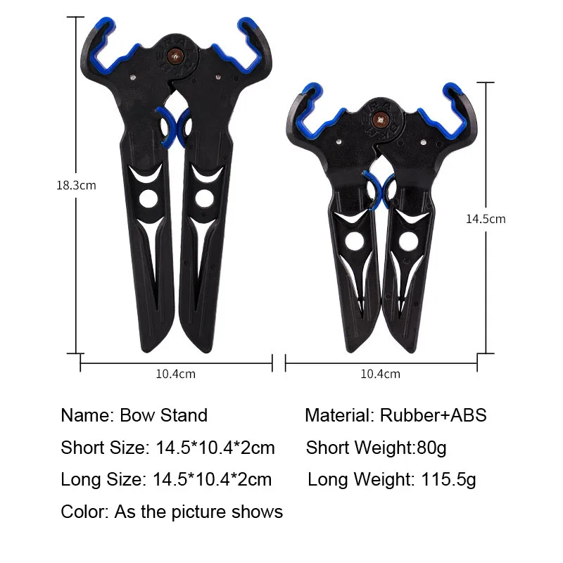 Archery Compound Bow Stand Support Bow Holder Adjustable Width Bow Rack Lightweight Durable High-strength