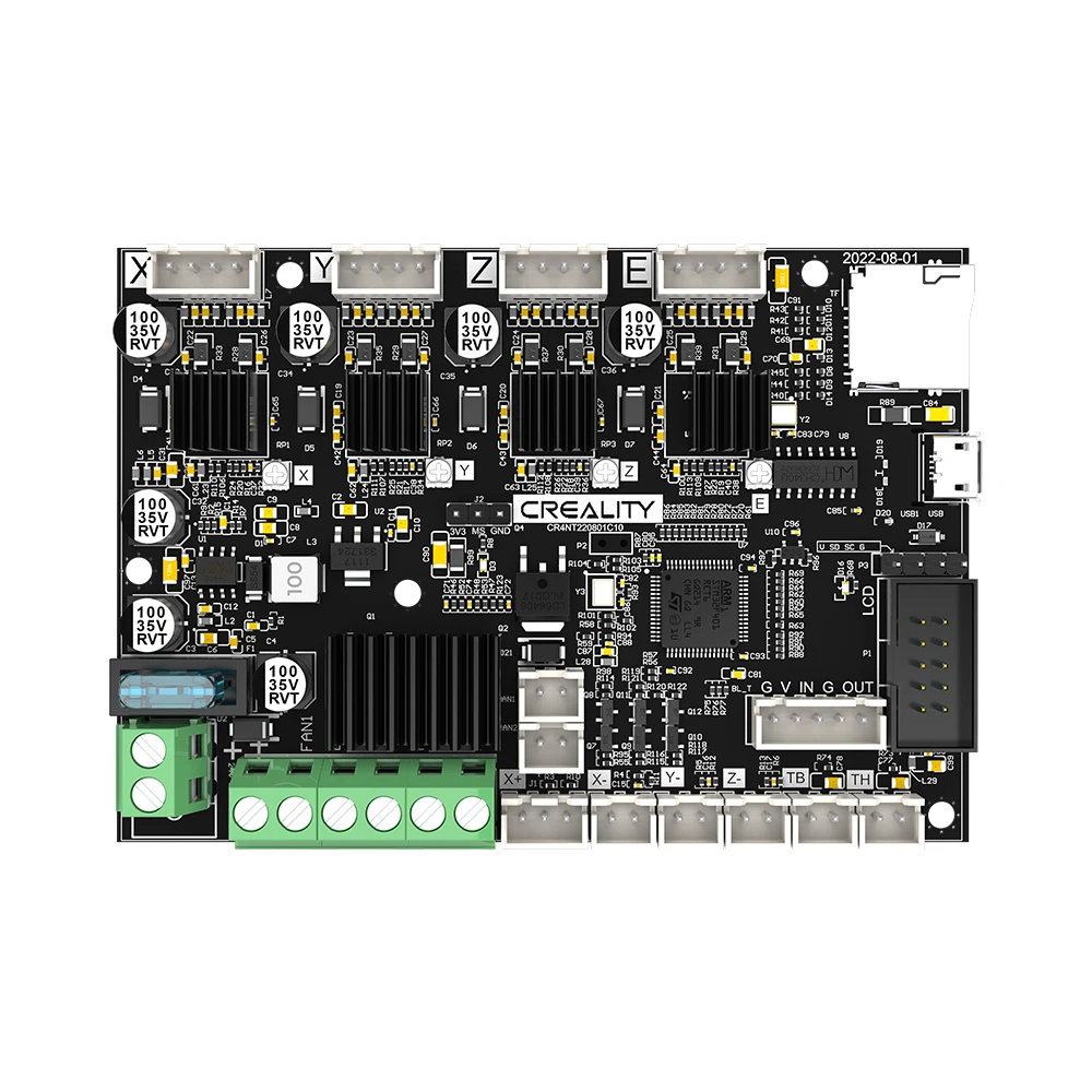 Imagem -02 - Creality Novo e3 Livre-run Kit de Atualização Placa-mãe Silenciosa 32bit Braço Cortex-m4 Suporte Marlin Klipper Firmware Motor Drive Tmc2209