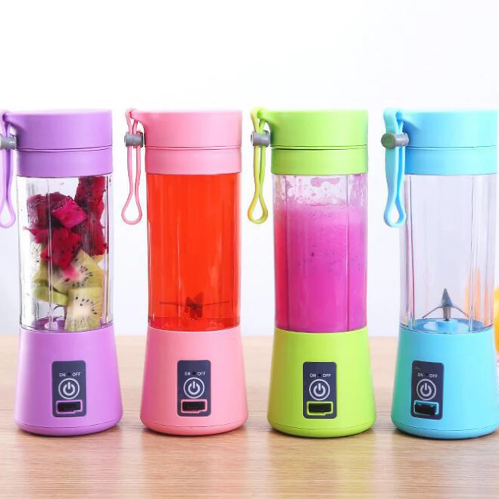 New Juice Cup USB Electric Charging Juice Cup Portable Small Cyclone Multifunctional Household Fruit Blender