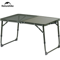 Naturehike MDF Camping Table Ultralight Folding Desk Table Height Adjustable Foldable Outdoor Small Table Coffee Picnic Tables