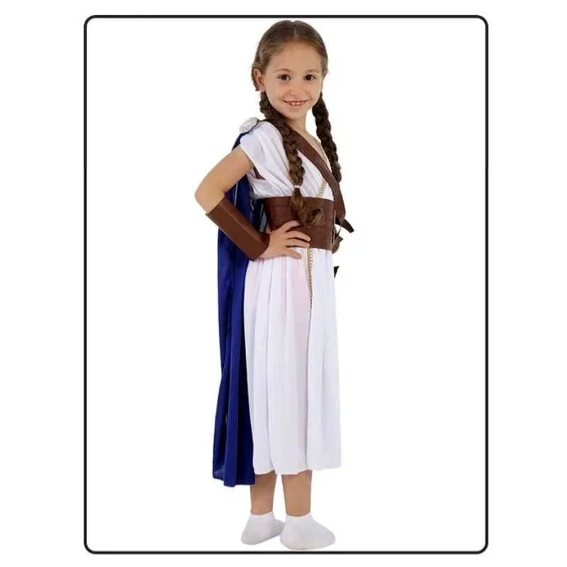 Halloween Child Greek Hunting Goddess Artemis Cosplay Costume Girls Kids Purim Book Week Halloween Carnival Party Fancy Dress