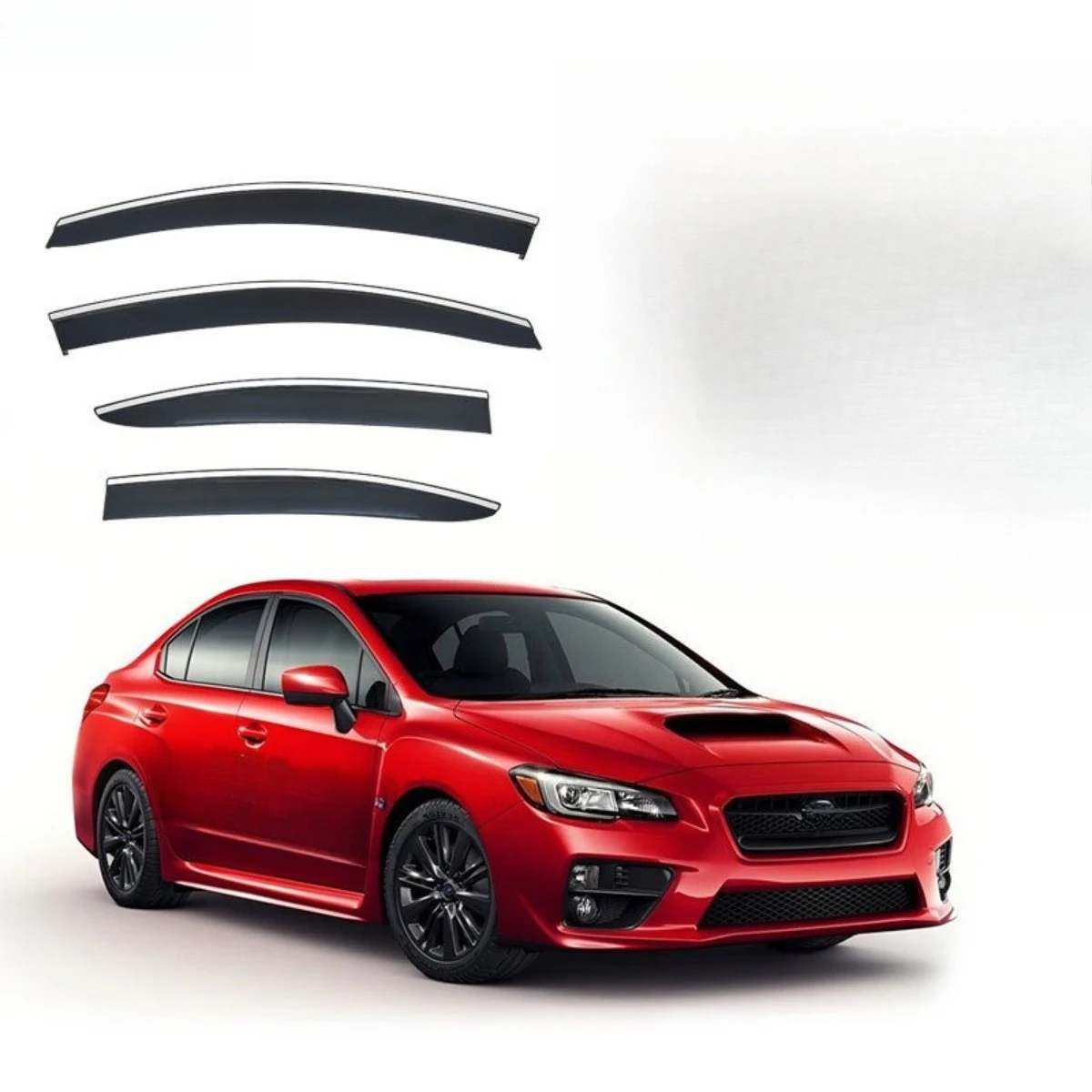 

For SUBARU WRX STI 2014-2021 Car Windshield Sunshades Cover Windscreen Visor Window Rain Sun Visor Modification Part