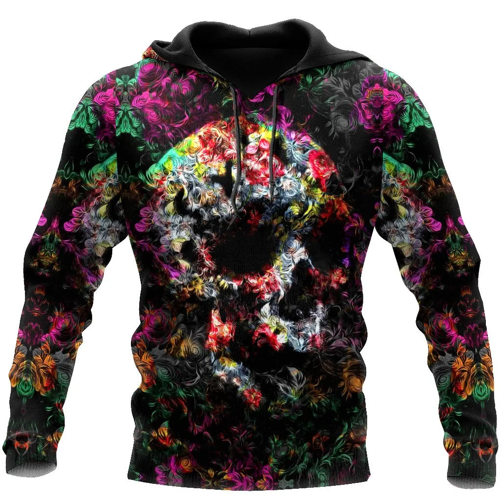 Men Skull Hoodies 3D Print New Autumn Winter Streetwear Long Sleeve Fashion Skeletons Casual Pullover Tops Oversize Hot-selling