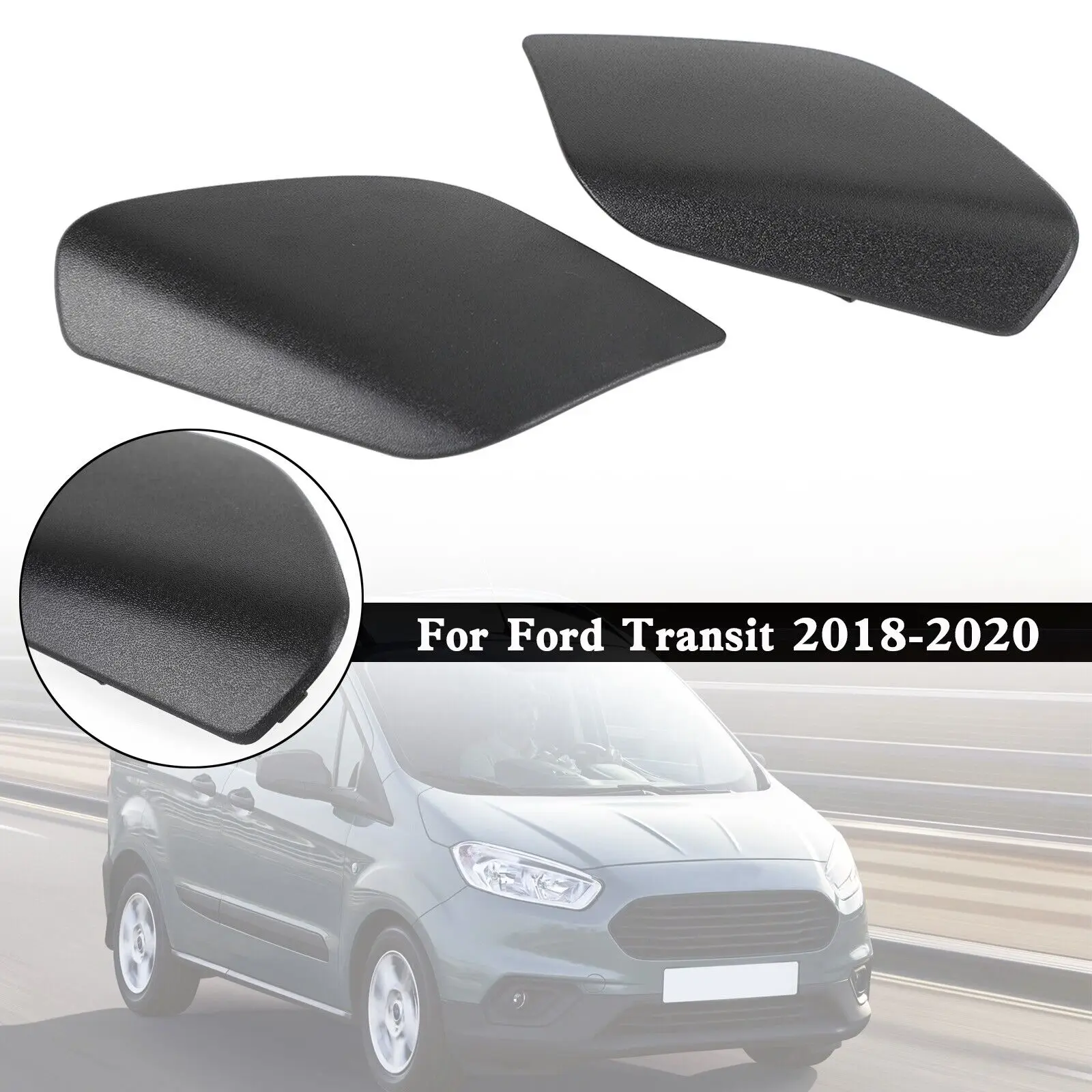 

Left+Right Third Brake Light Lamp Trim Cover For Ford Transit 2018-2020