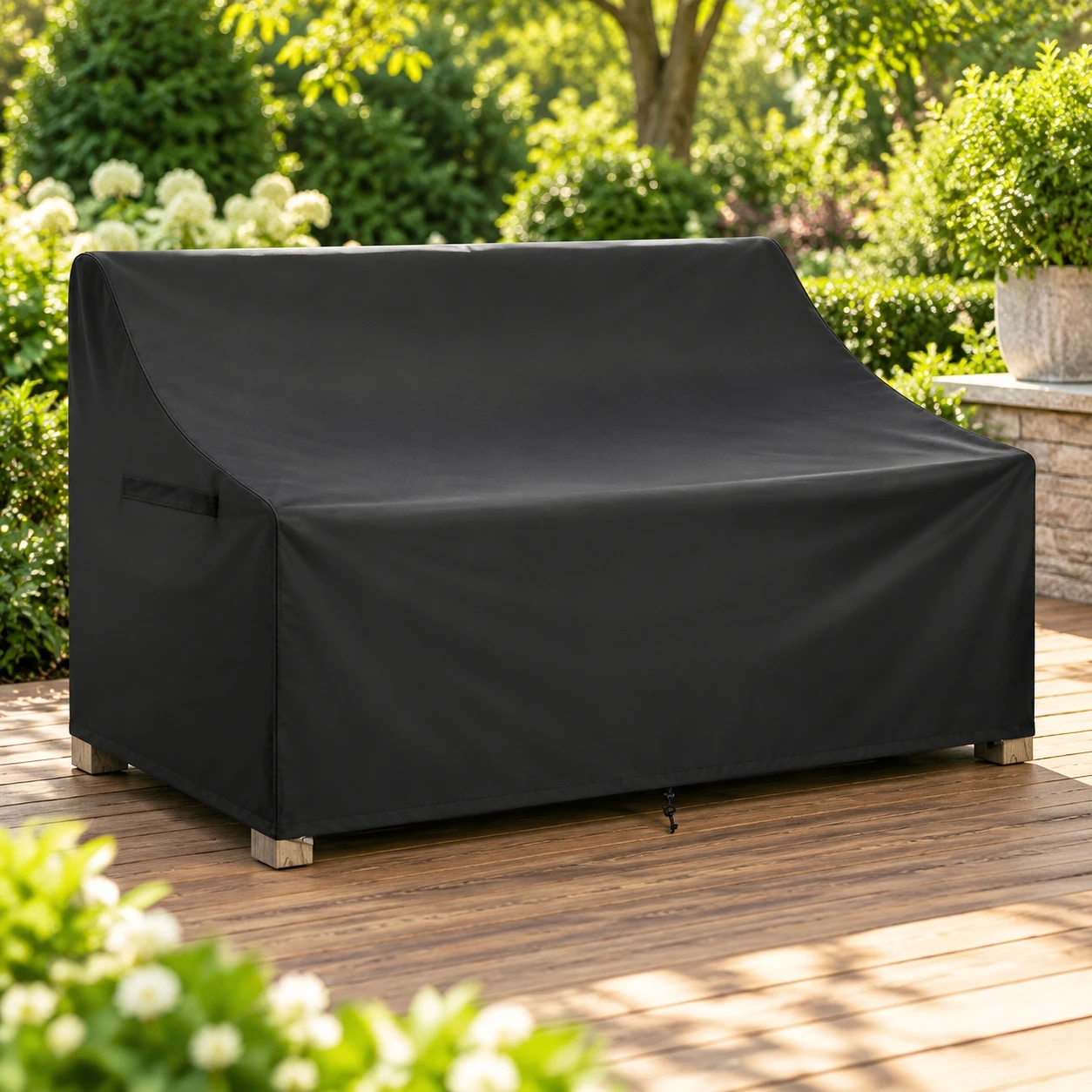 Garden Patio Sofa Cover Waterproof 210D Oxford Fabric Rainproof Protector for Outdoor Furniture Balcony Heavy Duty Durable