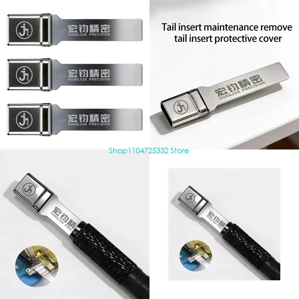

P5EA Steel USB C Connector Protector Mobile Repair Accessory for Phones Fixing Tools