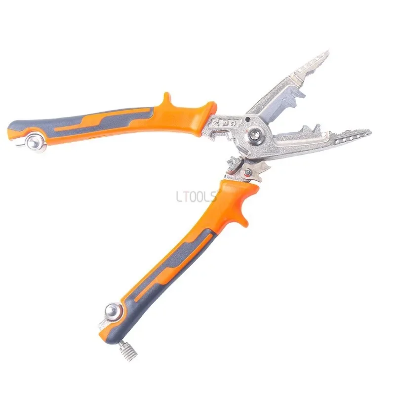 Heavy Duty Universal Wire Stripping Pliers Electrician Specific Wire Stripper 10-in-1 Multi-role Cable Cutter Terminal Crimper