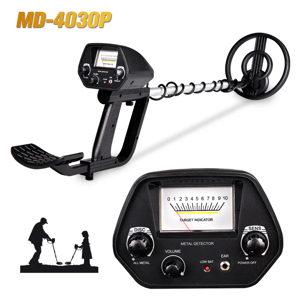 MD-4030P Metal Detector sotterraneo Gold Detector cacciatore di tesori circuito Metales regolabile portatile Gold Finder Detector