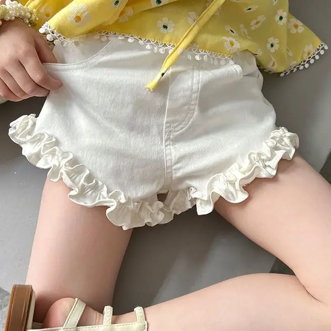 

Korean Version of Girls' Pants Summer Thin Leggings Children's Shorts Baby Bud Pants Casual Pants Foreign Fashion Trend
