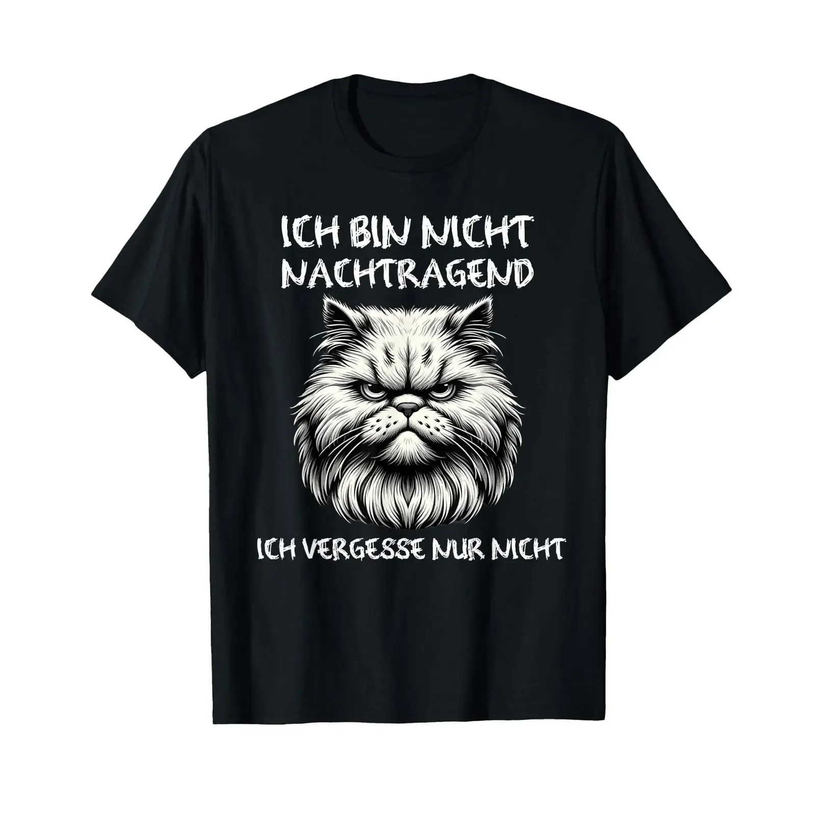 Футболка с надписью «Ich Bin Nicht nachtragend vergesse nur Witziges», винтажная, мягкая, повседневная, унисекс, стритвир, эластичная, удобная.