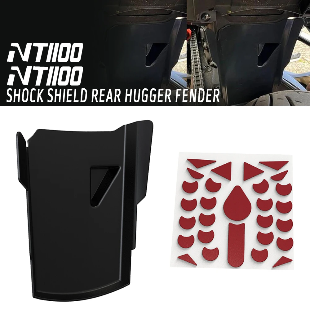 

Motorcycle FOR HONDA NT1100 NT 1100 DCT 2022 2023 2024 ABS Plastic Accessories NT-1100 Shock Shield Rear Hugger Fender 2025 2026