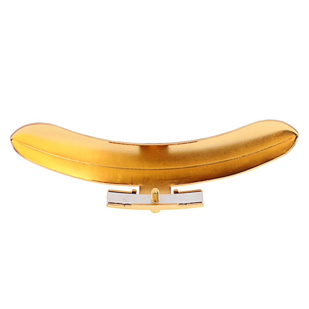 

Golden Banjo Armrest Single Leg Zinc Alloy Protector Replacement Parts Elegant Mirror Finish Vintage Model Accessories