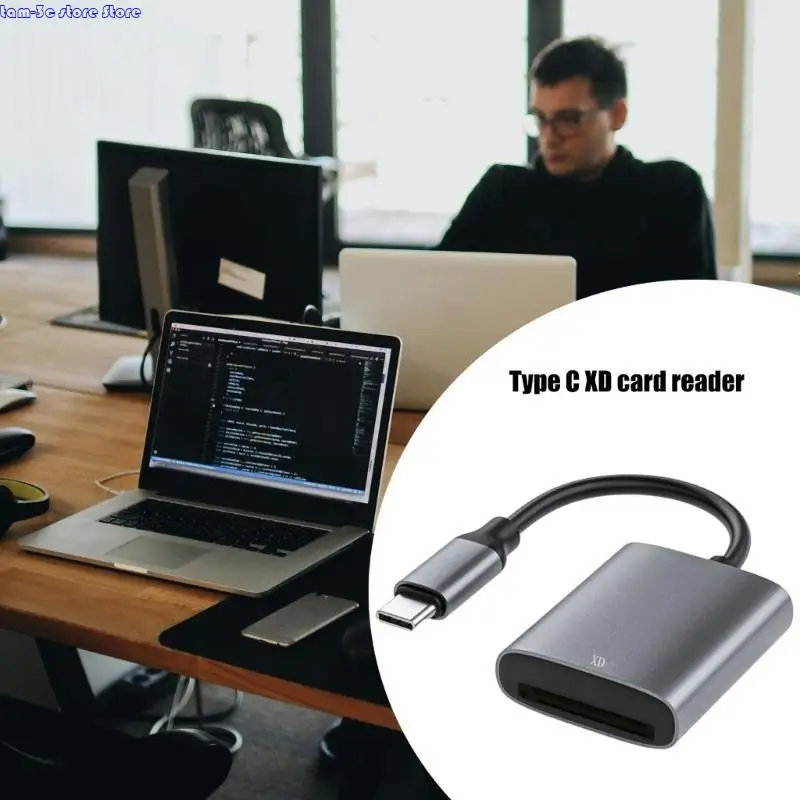 D0UA USB C ke Pembaca Kartu Adapter Kartu Adaptor Pembaca Fast Data Transfer