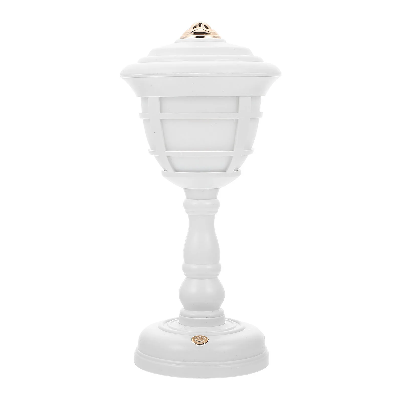 1セット レトロスタイルランプ ミニデスクトップナイトライト 寝室用 USB充電式 デコレーションテーブルトップ ヴィンテージランプ ホームデコレーション