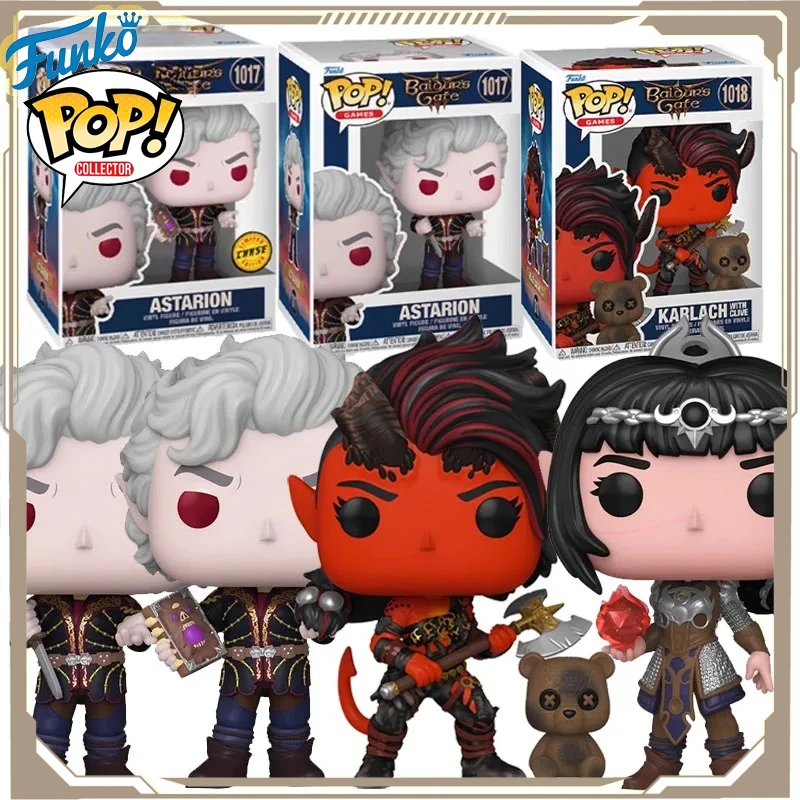 

Funko Pop Original Baldur's Gate Anime Figure KARLACH ASTARION Action Figure Toys for Boys Girls Kids Gift Collectible Ornaments