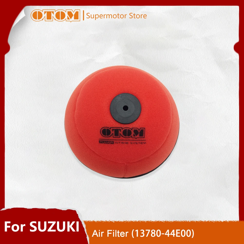 OTOM Motorcycle Accessories Air Filter Cleaner Dual Foam Layer Sponge Element Cover For SUZUKI DRZ400 2000-2023 Part 13780-44E00
