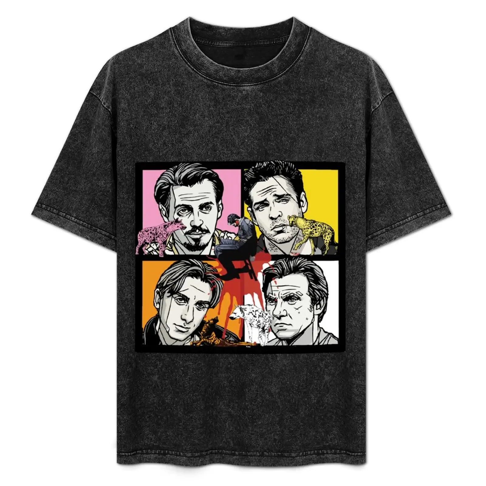 Camiseta de perros de depósito-le iene 1992, ropa estética sublime, camisetas de talla grande, camisetas de algodón para hombre, camisetas para hombre