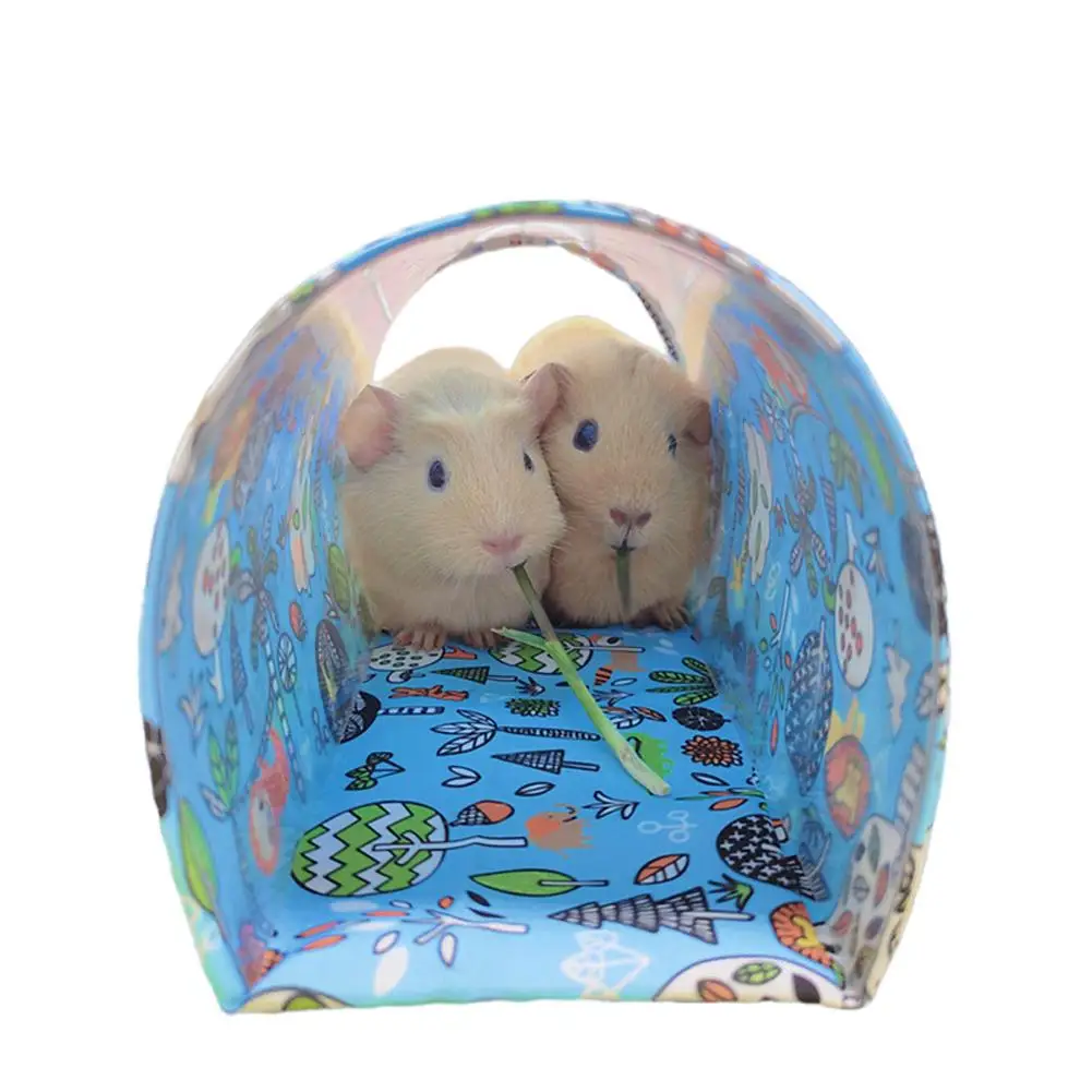 Hamster Play Tubes Forest Pattern Hideout Tunnel Toy Pet Supplies For Guinea Pig Rabbit Hedgehogs Chinchillas Accessories Toys