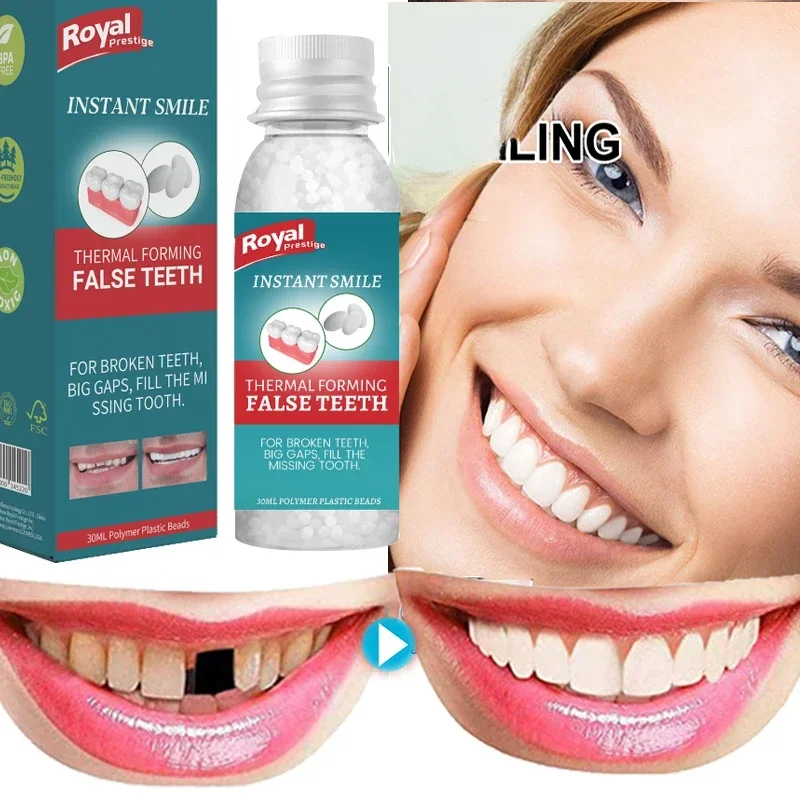 

Sdottor Tooth Repair Filling Glue Resin FalseTeeth Glue Teeth Gap Temporary Repair Glue Falseteeth Safety Fix Adhesive Dental Su