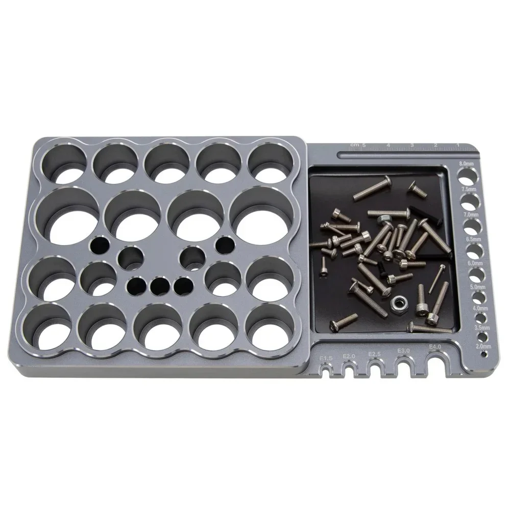 For Remote Control Vehicles RC Tool Rack RC Workshop Repair Workbench As Shown In The Figure Screw Storage Slots