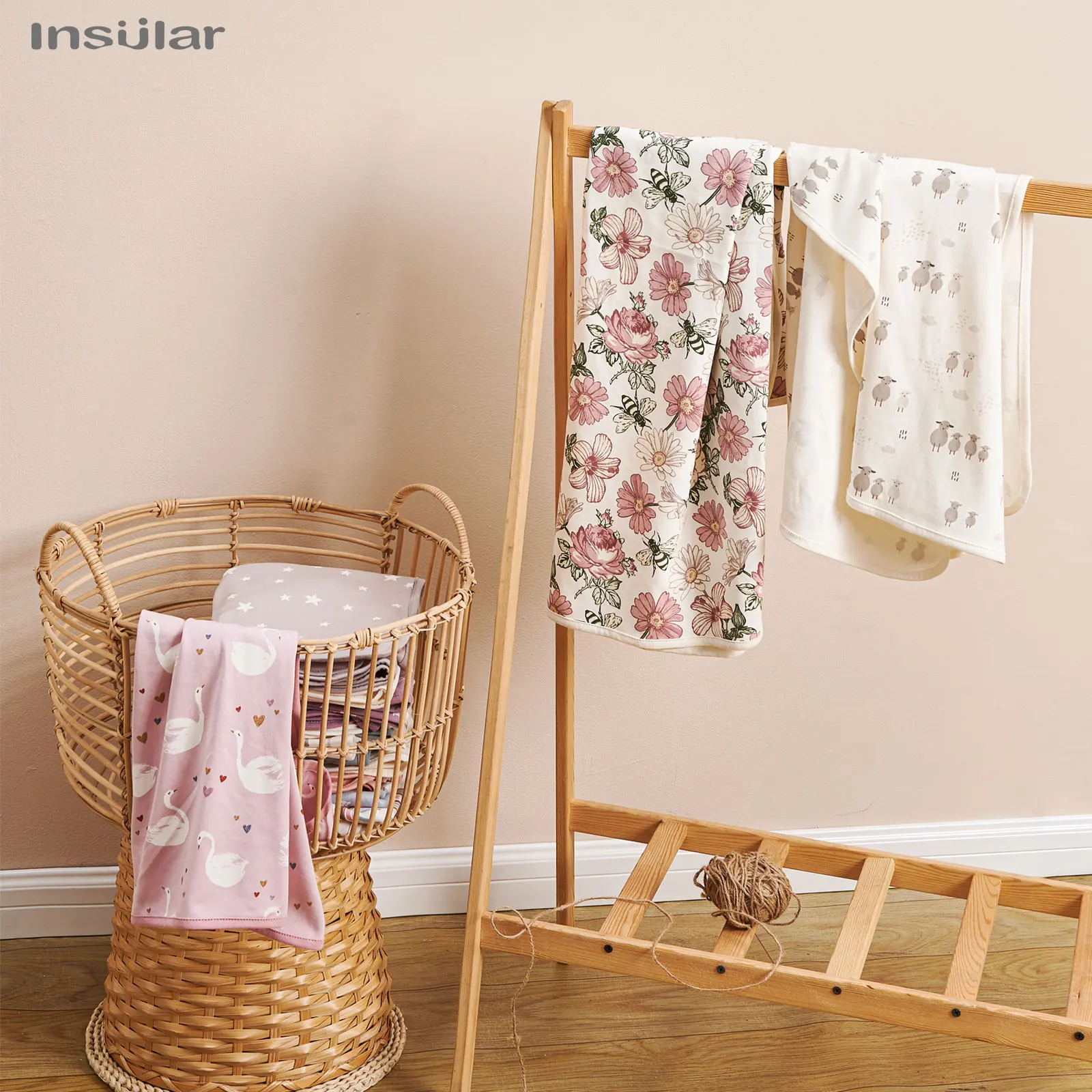 신생아 속싸개 부드러운 100% 순면 수면 담요 아기 담요 아기 이불 유아용 침대 제품