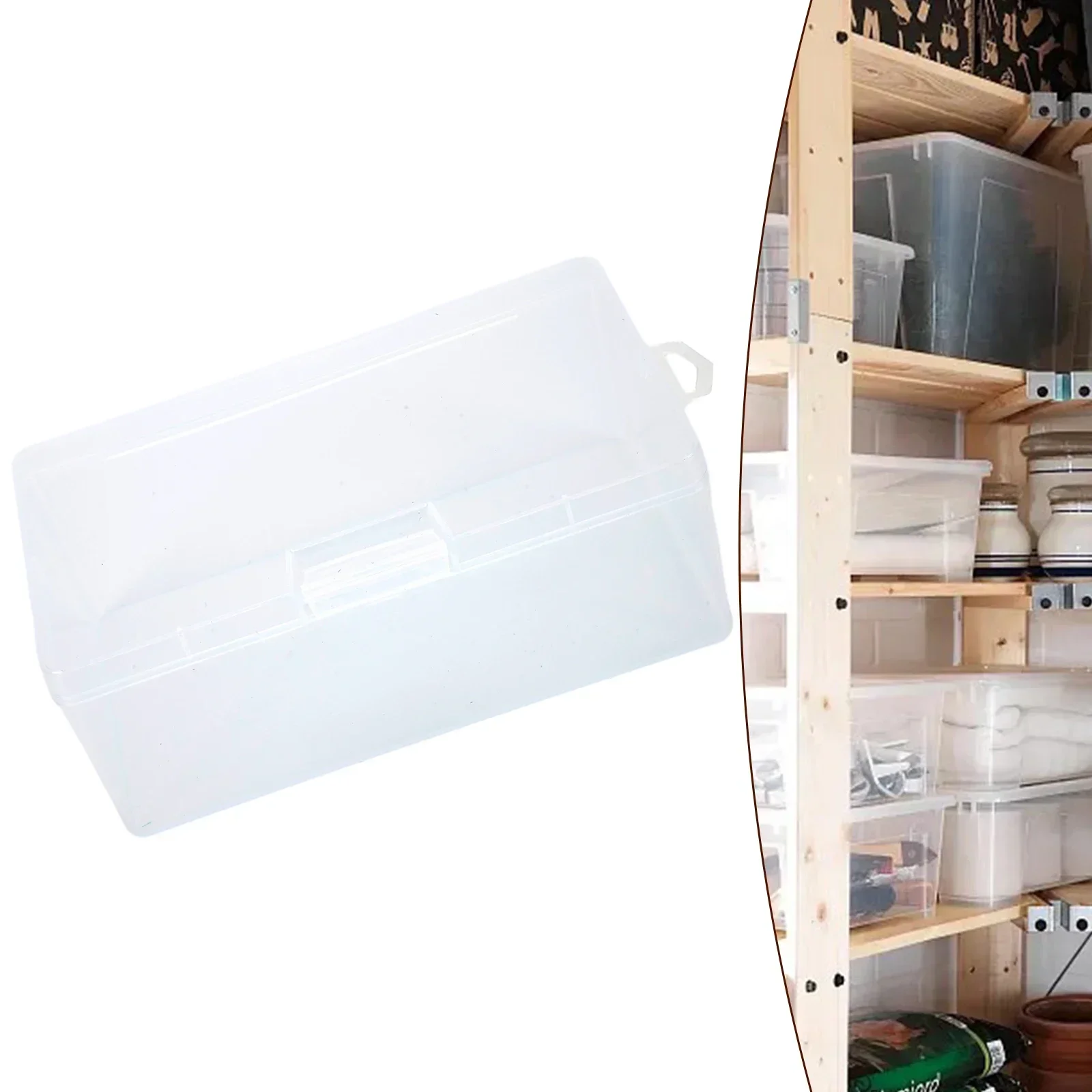 Plastic Box Storage Box Rectangular Transparent Box Packing Box Earring Display Case Organize Terminal Screw Beads Organizer