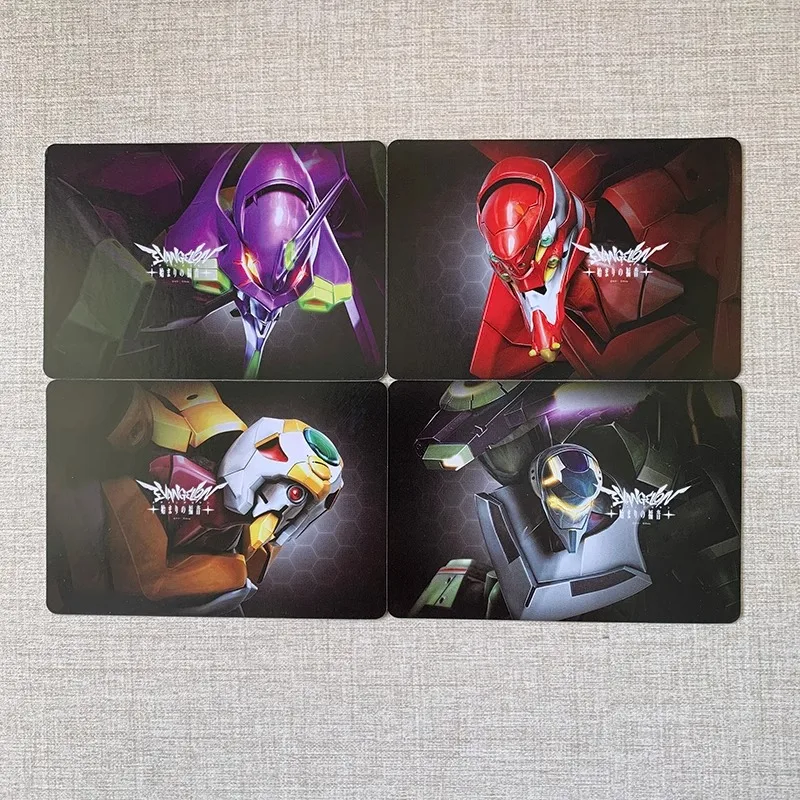 DIY NEON GENESIS EVANGELION EVA Reproduction Flash Card Lattice Refraction Anime Peripheral Game Collection Card Holiday Gift