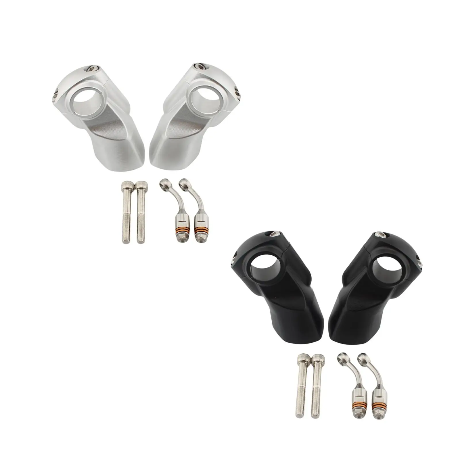 

Motorcycle Handlebar Risers, Accessory, Easy Installation, Professional Replaces Bar Mount Clamps for Triumph Rocket 3GT