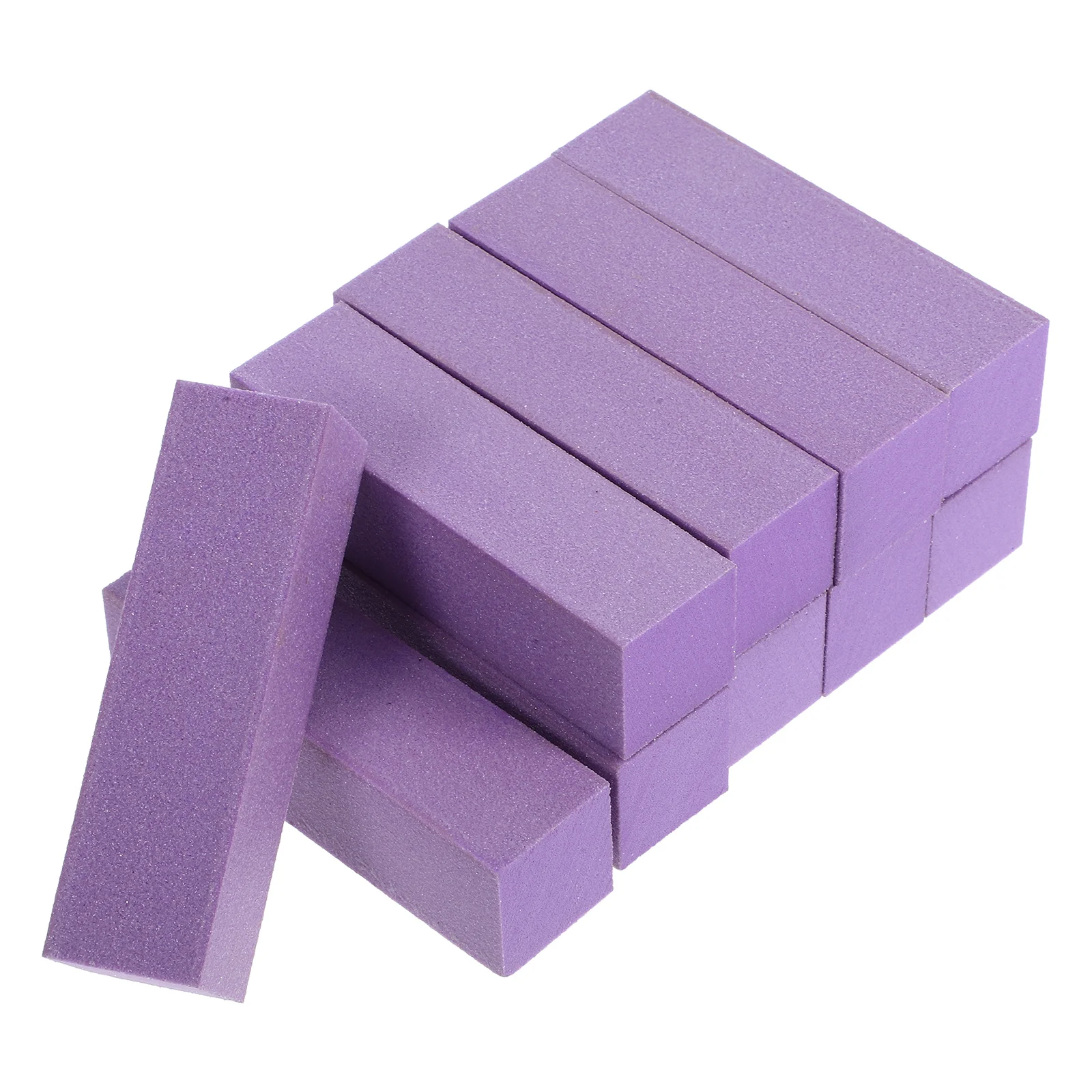 

10Pcs Manicure Buffer Blocks Dual Side Nail File for Smooth Polishing Lightweight Grinding Block for Women Nail Care Kit