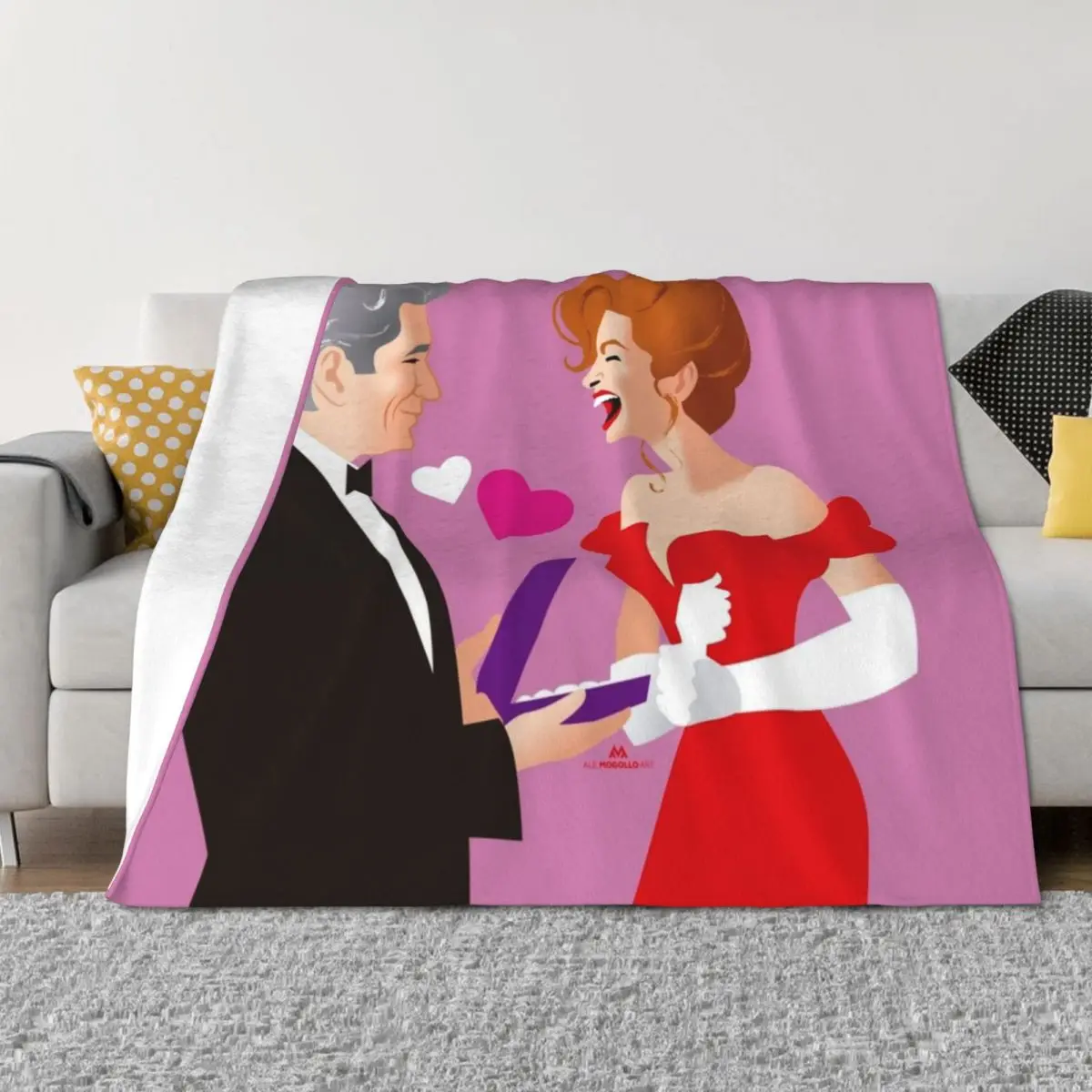 

Jewelry box Throw Blanket sofa bed for babies bed plaid Fashion Sofas Blankets