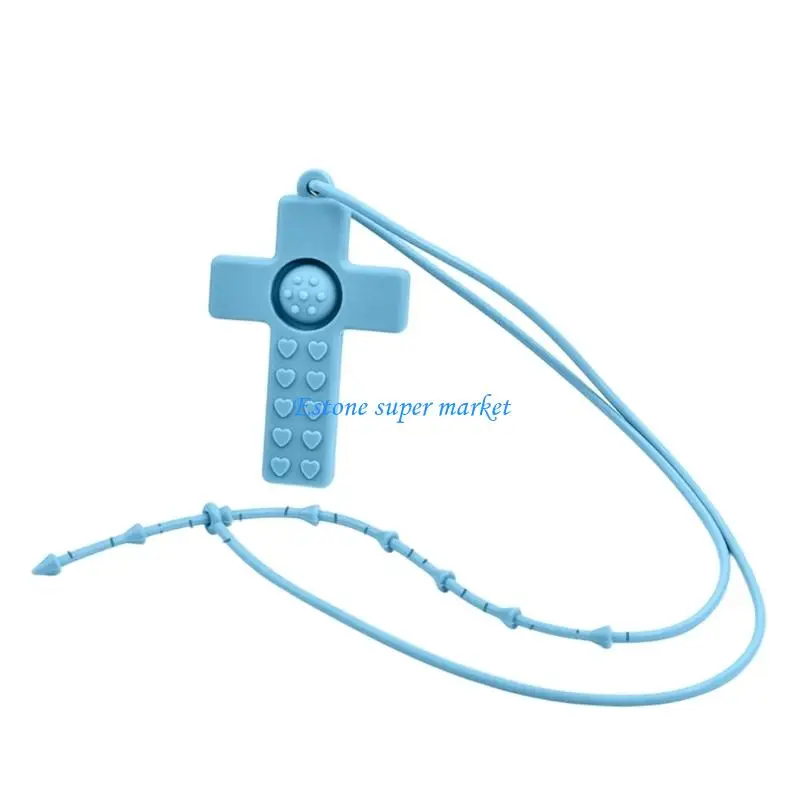 090B BPAFree Silicone Teether Easy to Hold Teething Toy Calms Teething for Babies 6 Months & Up Baby Showers Gift