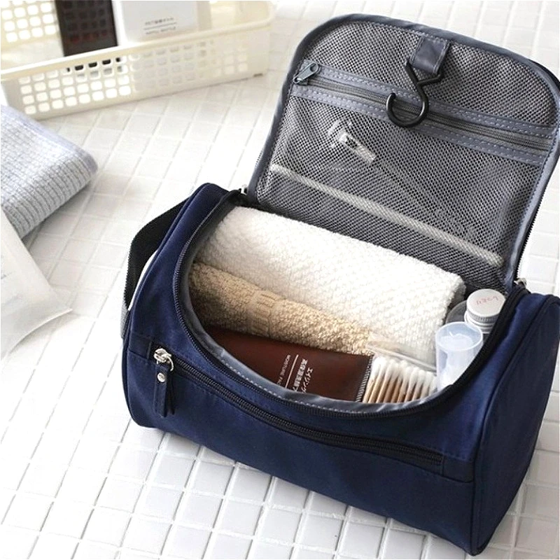Travel Toiletry Bag Hanging Cosmetic Organizer Waterproof Large Capacity Makeup Wash Bag for Men Women view 2