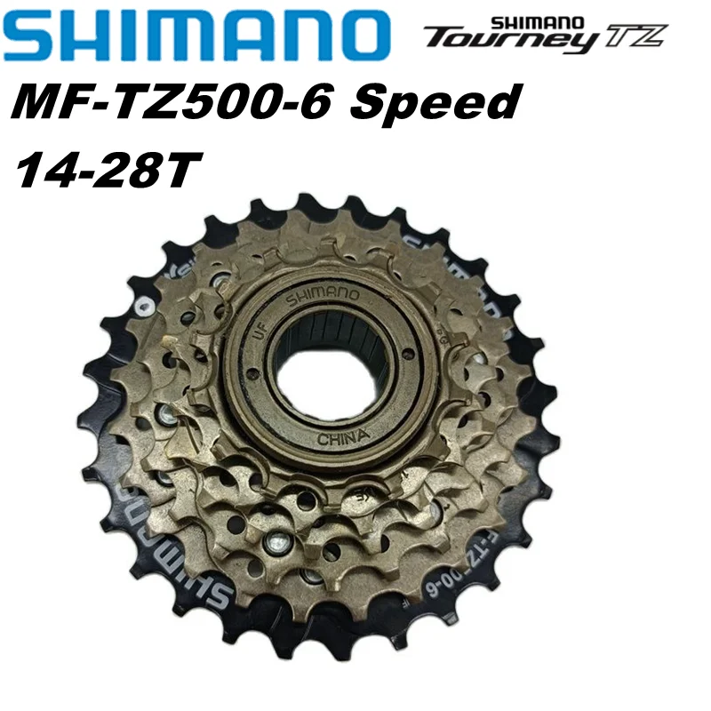 SHIMANO MF-TZ500 MF TZ500 6 Speed Cassette Freewheel 14-28T for MTB Road Cycling Bike 6-speed