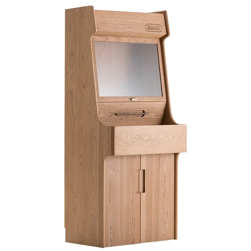 Room/game cabinet, locker storage cabinet solid wood bedroom guest dining room drawer door cabinet