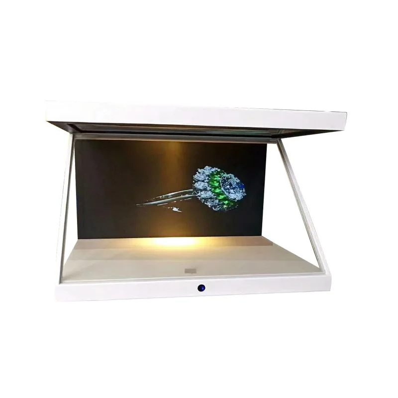 Imaging glass display cabinet 180-degree holographic display cabinet exhibition hall interactive stereoscopic phantom imaging