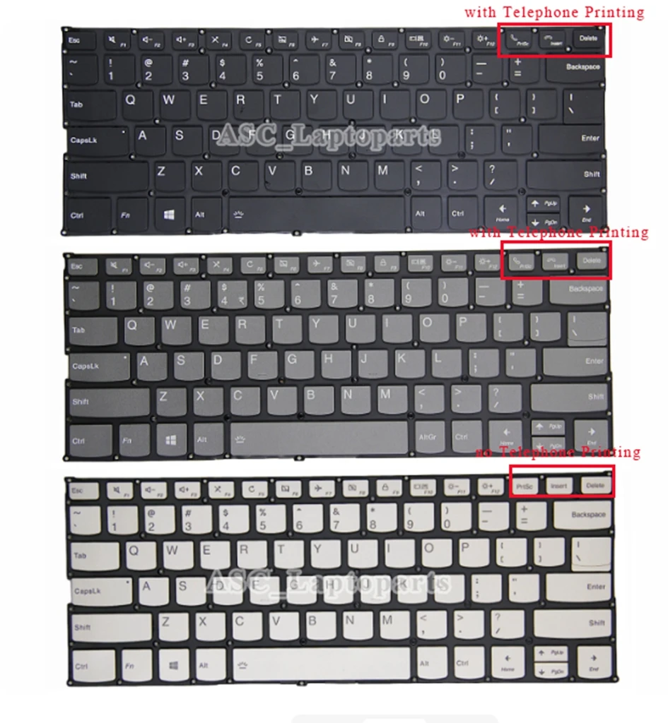 

New US Keyboard for Lenovo YOGA 530-14IKB 530-14ARR 730-13IKB /IWL 730-15IKB 730-15IWL C640-13IML C740-14IML S740-14IIL BACKLIT