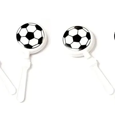 

12 Pcs Soccer Hand Clapper Sound Noise Maker Football Sport Concerts Kids Birthday Party Favor Pinata Filler Souvenirs Giveaways